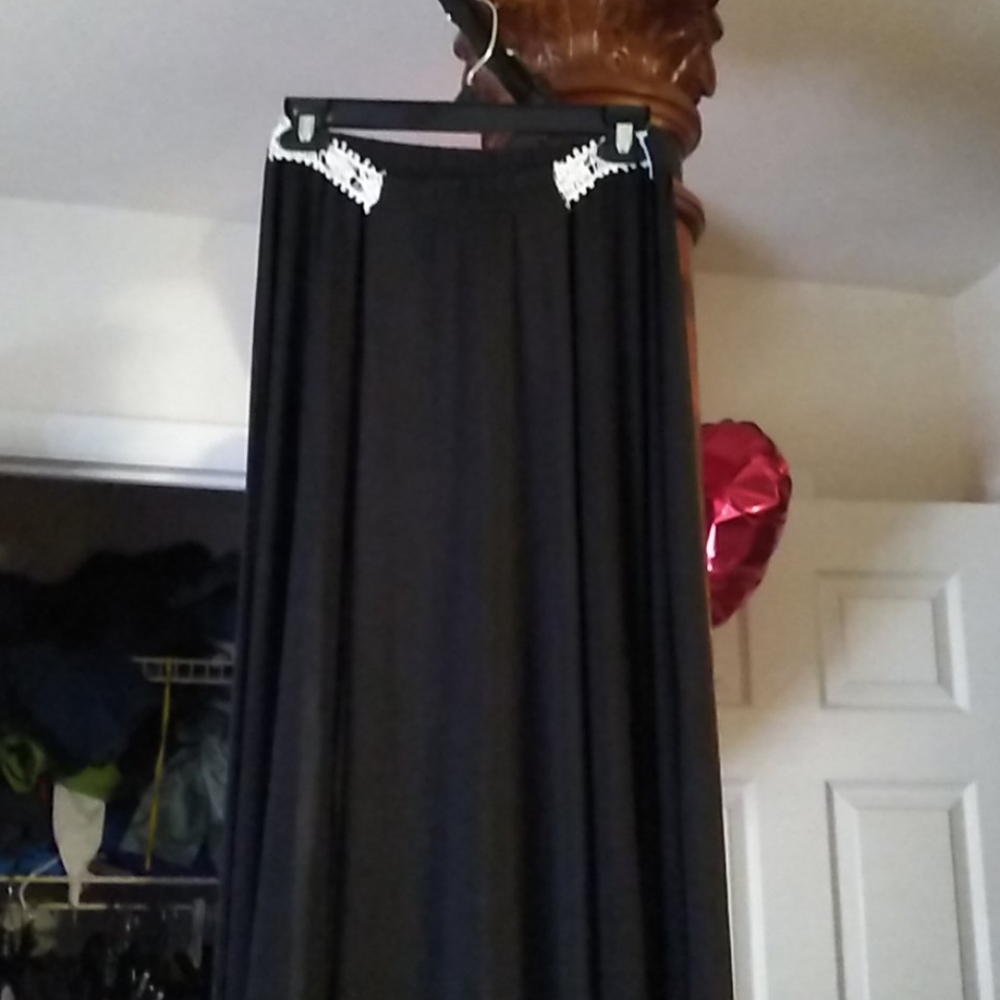 2pcs black skirt set